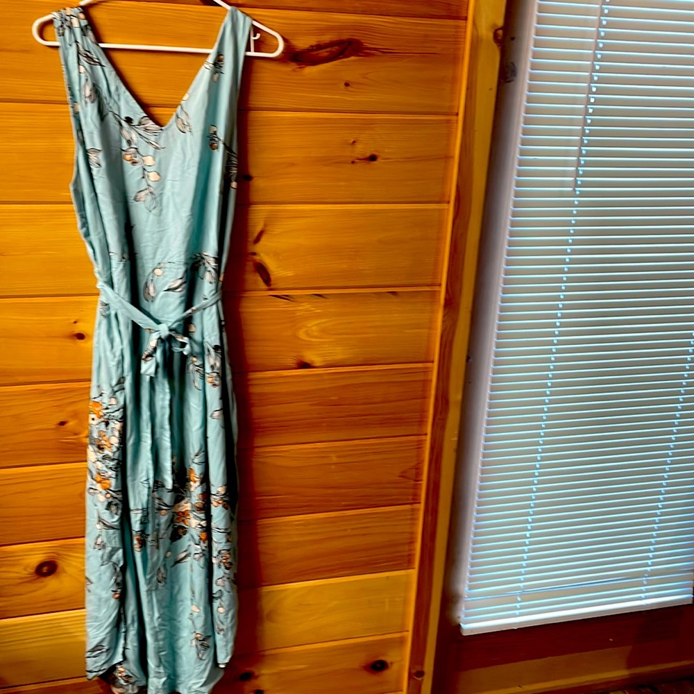 A new day women’s blue floral print maxi dress